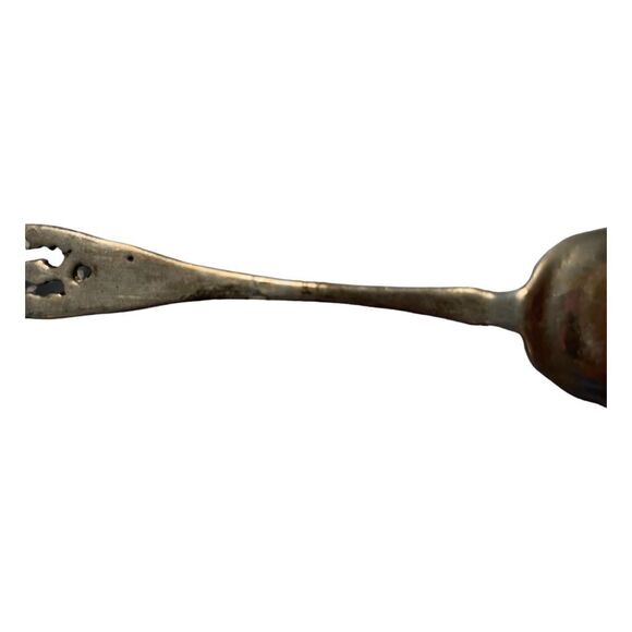 Antique Silver Plate Cake Server Slicer Vintage Serving Ware Floral Pattern - Picture 6 of 6